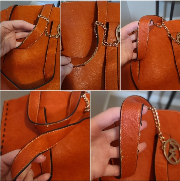 Michael Kors Burnt Orange Tote Style Bag - Picture 14 of 15